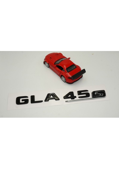GLA45S Bagaj Parlak Siyah ABS 3M 3D Yazı Logo