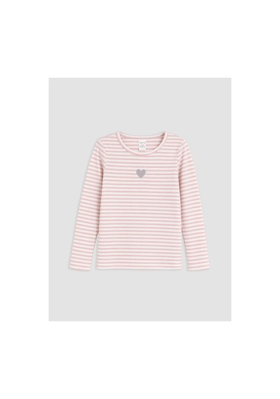 Lc Waikiki Alıta Cıty Farkıyla Lcw Kids Pembe Nakışlı Dar & Slim Uzun Kollu Kız Çocuk Tişört Pembe - 930967988 Pembe