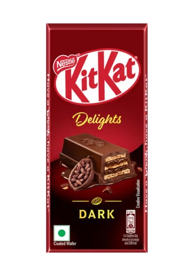 Nestle KitKat Delights Dark Chocolate Coated Wafer 50 G
