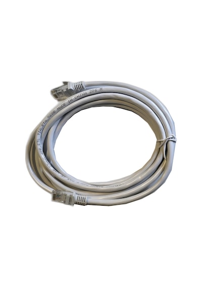 Cat6 Ethernet Kablosu 3 Metre Utp Rj45 Patch İnternet Bilgisayar Modem Bağlantı Kablosu Beyaz