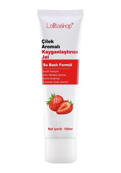 2'li Fırsat Paketi Çilek Aromalı Su Bazlı 200 Ml Yenilebilir Kayganlaştırıcı Jel Seti