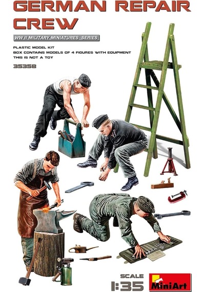 Miniart 35358 1:35 Alman Tamir Ekibi