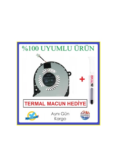 Dell Uyumlu Inspirion G7-7577 G7-7588 Fan Gpu İşlemci Fanı