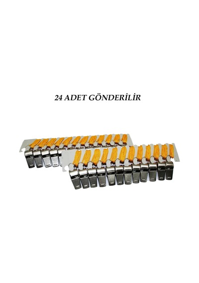 24 Adet Metal Düdük Go-53-vice 02276