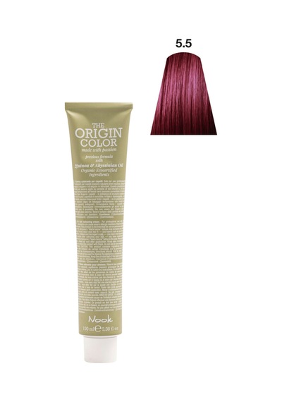 Nook Origin Color Profesyonel Saç Boyası 100 ML Akaju Kızıl Kahve