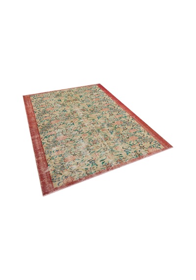 Zamansız Türk El Sanatı Eskitme Vintage Halı 170 X 240 Cm 10204