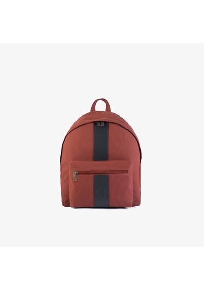 Nors Minik Sırt Çantası Kanvas Kumaş Skoolbag Mini Brick Kiremit