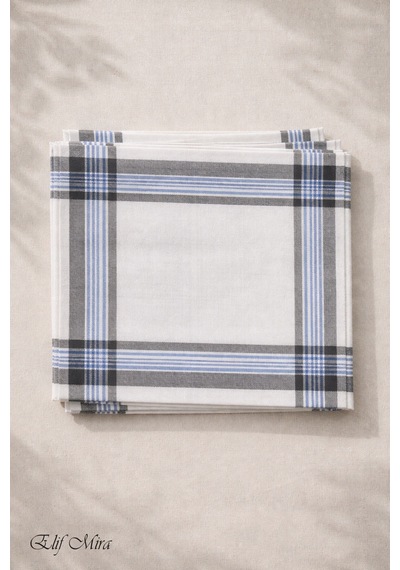 Hepsine Rakip 12 Li Erkek Cep Yaka Mendil Seti Pamuklu 30x30 Cm Mirşah Kahve