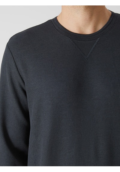 Lcwaıkıkı Classic Antrasit Bisiklet Yaka Uzun Kollu Erkek Sweatshirt