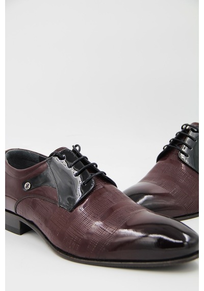 Oggi 013508 Erkek Klasik Ayakkabı - Bordo - Bordo