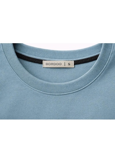 Classics Men Bordoo Basic Bisiklet Yaka Kısa Kol Erkek Tişört 7624 Mavi