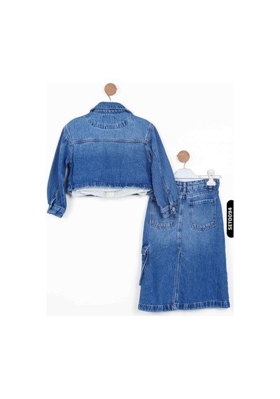Xo Kids Kız Çocuk Etek 5-14 Yaş 2450 Mavi