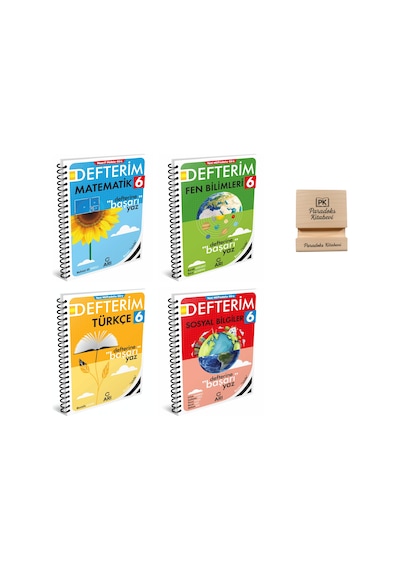 Arı 6. Sınıf Matematik Fen Bilimleri Türkçe Ve Sosyal Bilgiler Defterim 4lü Set + Telefon Standı