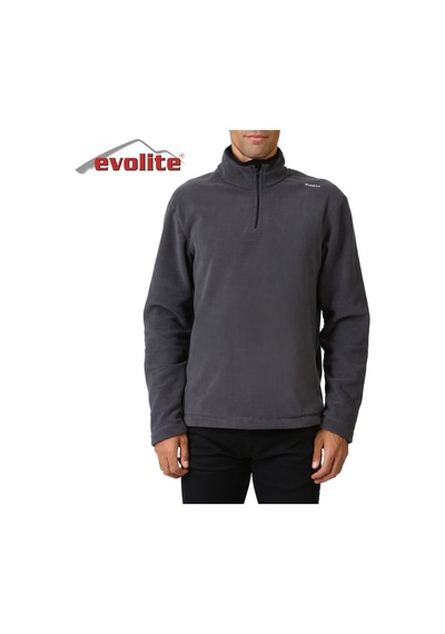Evolite Fuga Bay Mikro Polar Sweater - Gri (489098423) Haki