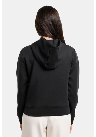 Guess Kadın Olympe Full Kapüşonlu Fermuarlı Sweatshirt - Siyah Siyah