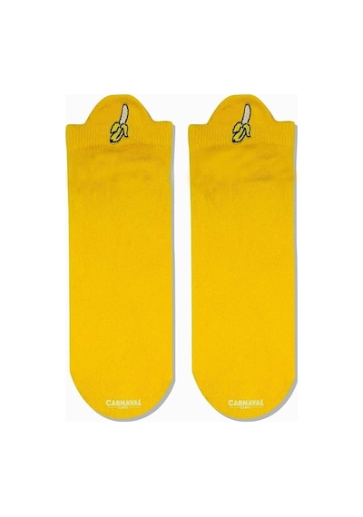 Carnaval Socks 5'li Bilek Nakışlı Meyveler Desenli Renkli Çorap Kutusu Renkli