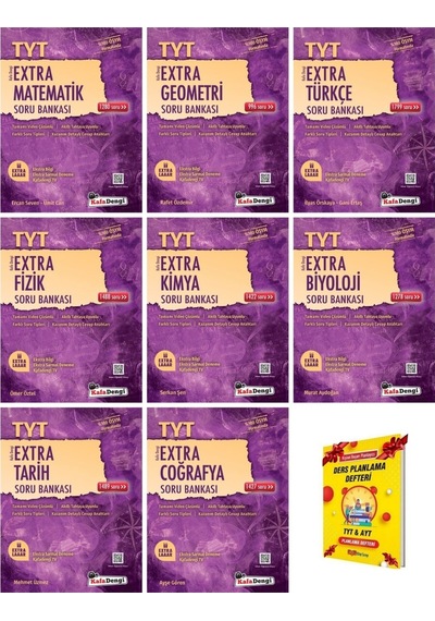 Tyt Soru Bankası Extra Tüm Dersler Set 8li Set