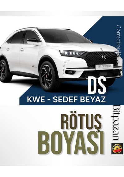 Ds 4, Ds 7, Ds 9 , Sedefli Beyaz Kwe - Çizik  Sedefli Beyaz Rötuş Boyası 25ml.