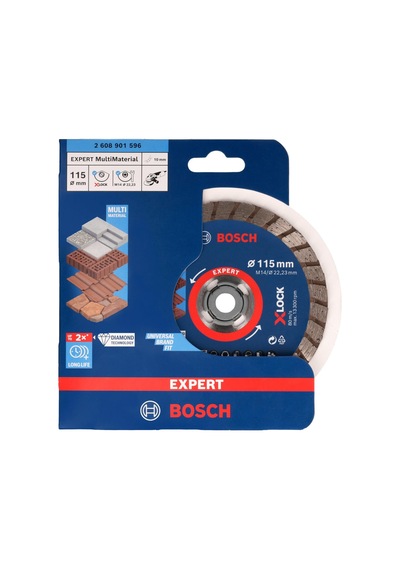 Bosch Expert 115 Mm X-lock Multimaterial Elmas Kesme Diski 2608901596