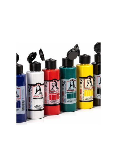 Mona Lisa Akrilik Boya Seti 6 Renk 70 Ml. Akrilik Boya Seti Tuval, Ahşap, Taş, Seramik Ve Hobi Boyama İçin Yoğun Pigmentli Çocuklar İçin Sanat Boyası
