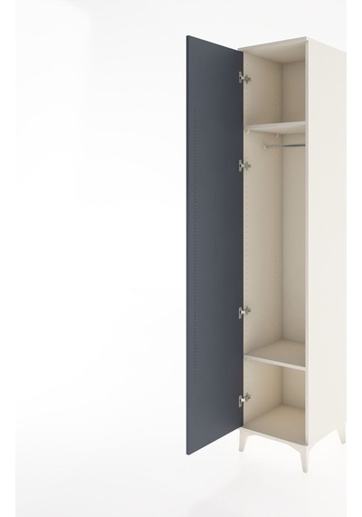 Hyperion Dolap 2 Raflı Tek Kapaklı Tek Askılı 44x44x221 Aytaş... Aytaşı
