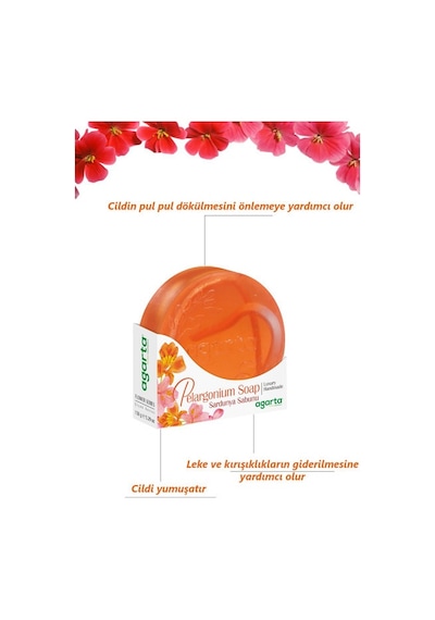 Agarta El Yapımı Doğal Sardunya Sabunu 150 G