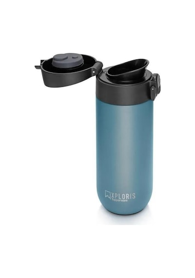 Xploris Termos 450 Ml Yeşil Sıcak Soğuk İçecek Termosu Mavi