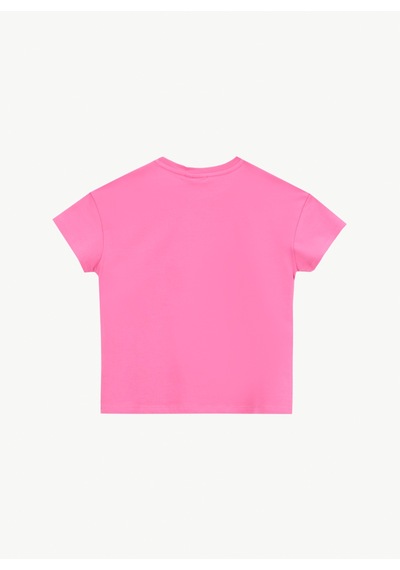 Barbie Fuşya Pamuk Karışımlı T-shirt Brb6sg-tst6405