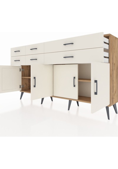 Arges Konsol 3 Raflı 6 Çekmeceli 4 Kapaklı 176x30x99 Çam-aytaşı Aytası - Atlas Çam Arges Konsol 3 Raflı 6 Çekmeceli 4 Kapaklı 176x30x99 Çam-aytaşı Aytası - Atlas Çam