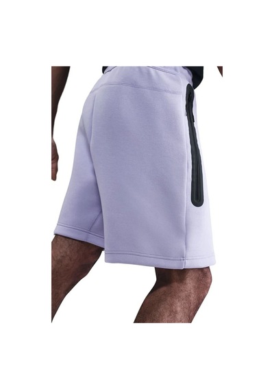 Nike Sportswear Tech Fleece Shorts Günlük Pamuklu Spor Şort Lila Lila