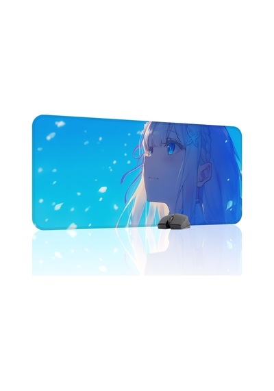 Re Zero Kaymaz Dikişli Kauçuk Oyuncu Mousepad V1 - 90x40 Xxl Gaming Mouse Pad Fare Altlığı