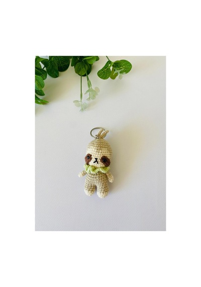 Adenya Sepeti Amigurumi Tembel Hayvan Anahtarlık Çok Renkli