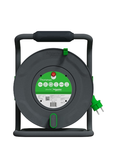 Schneider Thorsman Kablo Makarası IP44 HO7 VVF 3G2.5 25MT Kablo Topraksız - IMT33148