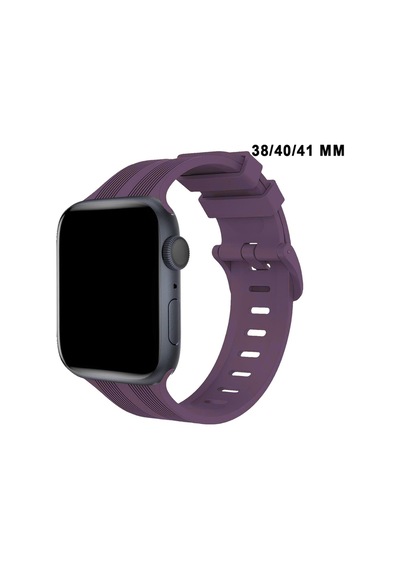 Apple Watch Uyumlu Watch 3 4 5 6 7 8 9 Se Serileri 38 40 41mm Kordon Kayış Silikon Mt86