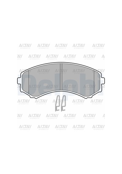 Delphi Mazda E-2200 / Mitsubishi Pajero / Isuzu D-max 1998-2004 Ön Fren Balatası 3.2 3.0 4605a041