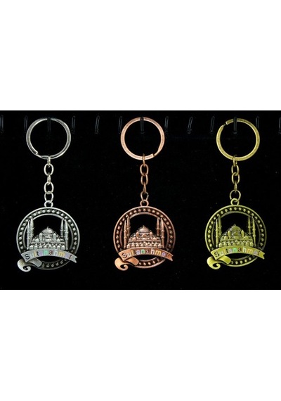 Askımo - Metal Sultanahmet Anahtarlık Yuvarlak 12472297