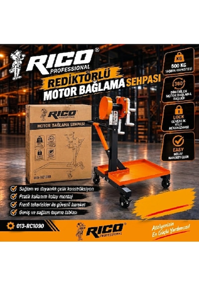 Rico Dönerli Motor Toplama Sehpası Motor Sehpası