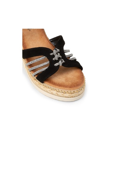 Deery Kadın Siyah Wedge Sandalet - 26231zsyhc01