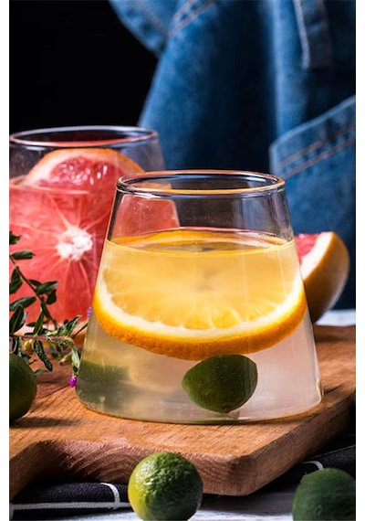 Mithra Life 2 Adet Isı Dayanıklı 400 Ml Kahve, Meşrubat, Viski, Kokteyl, Sunum Bardağı Mıt1145 Şefaf