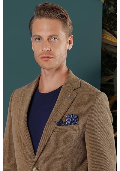 Efor C 653 Slim Fit Camel Spor Ceket CAMEL