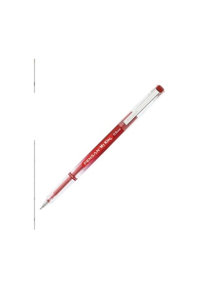 Pensan Tükenmez Kalem My-King Jel Metal Klips 0.5 MM Kırmızı 6405