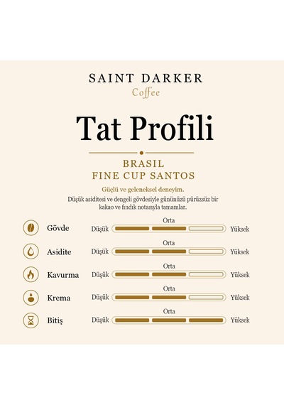 Saint Darker Colombia Single Origin Çekirdek Kahve 1 KG