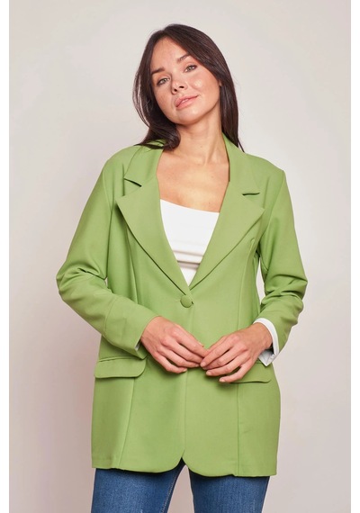 Yakalı Kolu Katlamalı Cep Kapaklı Salaş Boyfriend Oversize Hafif Likralı Kumaş Blazer Ceket-fıstık Yeşili Fıstık Yeşili Yakalı Kolu Katlamalı Cep Kapaklı Salaş Boyfriend Oversize Hafif Likralı Kumaş Blazer Ceket-fıstık Yeşili Fıstık Yeşili