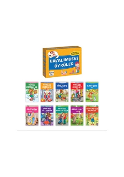 Hayalimdeki Öyküler (10 Kitap+Soru Kitapçığı) - Bıcırık Yayınları