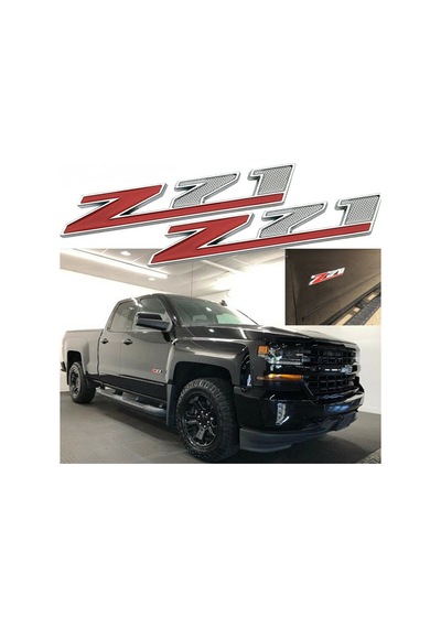 Chevrolet Silverado Z71 Off Road Çamurluk Yanı 3M Krom Metal Logo (547312355)