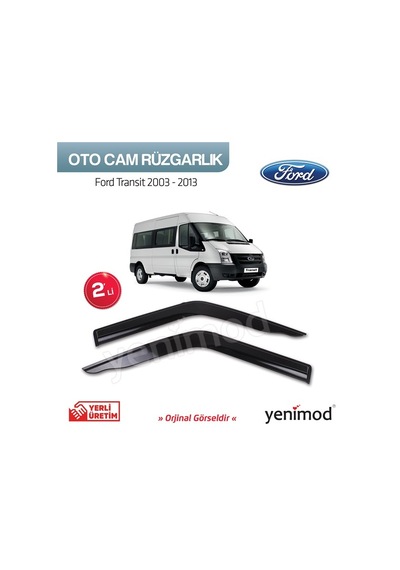 Ford Transit 2003 - 2013 2Li Cam Rüzgarlık