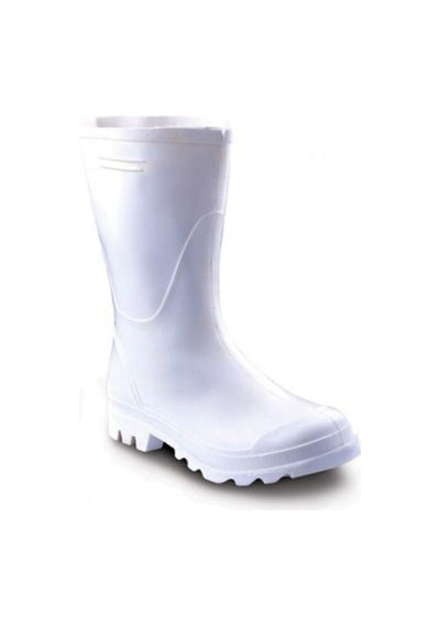 Unisex Beyaz Lastik Çizme