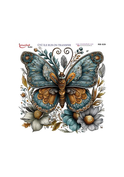 Ütü İle Rub On Transfer Kağıdı 30x30cm Rb-829