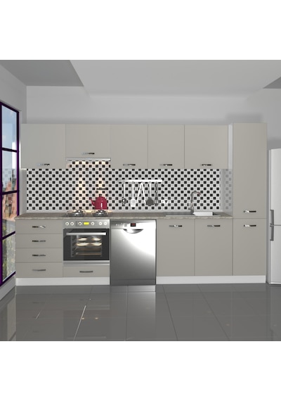 Decoraktiv Elite 325q Ankastre Fırın Modüllü Mdf Hazır Mutfak Dolabı - Tezgah Dahil - Kumtaşı Kum Beji Decoraktiv Elite 325q Ankastre Fırın Modüllü Mdf Hazır Mutfak Dolabı - Tezgah Dahil - Kumtaşı Kum Beji