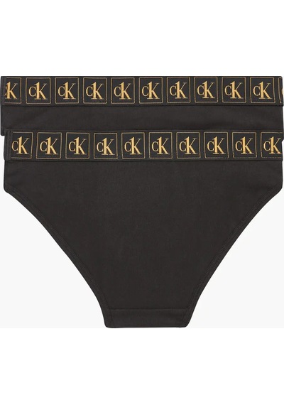 Calvin Klein 2pk Bıkını Kadın Siyah Bkini Külot Set